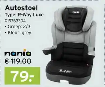 Heuts Autostoel R-Way Luxe aanbieding