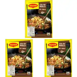 Albert Heijn Maggi Noedels ketjap knoflook 3-pack aanbieding