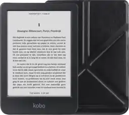 Coolblue Kobo Clara BW Zwart + BlueBuilt Book Case Zwart aanbieding