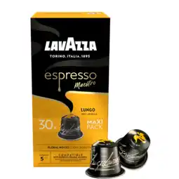 Koffievoordeel.nl Lavazza Espresso Maestro Lungo - 30 Koffiecups aanbieding