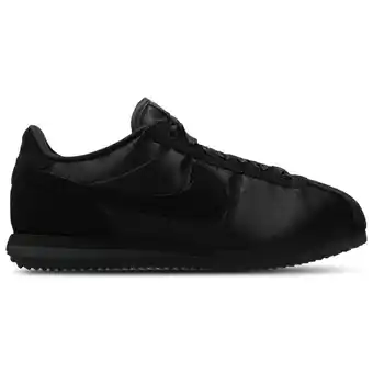 Foot Locker Nike Cortez Dames Schoenen - Zwart - Maat: 37.5 - Nylon - Foot Locker aanbieding