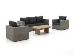 Kees Smit Intenso Carpino/ROUGH-L stoel-bank loungeset 4 delig aanbieding