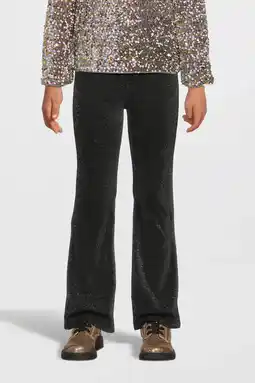 Wehkamp NAME IT KIDS bootcut broek NKFROISIN zwart aanbieding