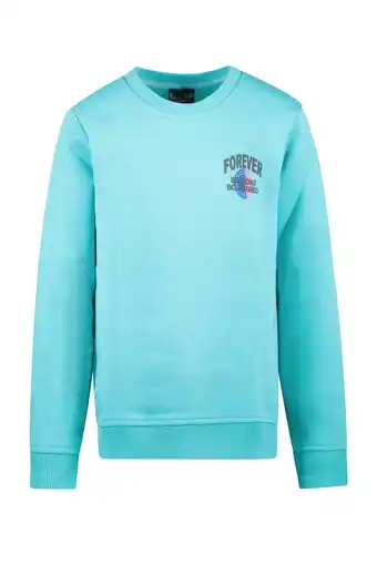 Wehkamp Cars sweater GRUSH met printopdruk aquablauw aanbieding