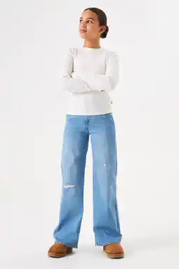 Wehkamp Garcia high waist wide leg jeans medium used aanbieding