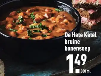 ALDI De Hete Ketel bruine bonensoep aanbieding