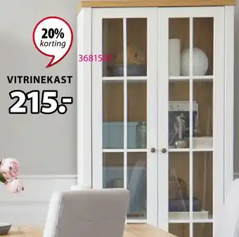 Jysk Vitrinekast aanbieding