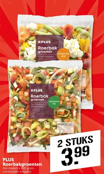 Coop PLUS Roerbakgroenten aanbieding