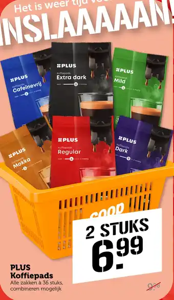 Coop PLUS Koffiepads aanbieding