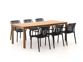 Kees Smit Forza Cali/Liverpool 210cm dining tuinset 7-delig stapelbaar aanbieding