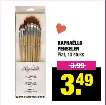 Big Bazar Raphaëllo penselen aanbieding