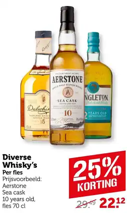 Coop Diverse Whisky's aanbieding