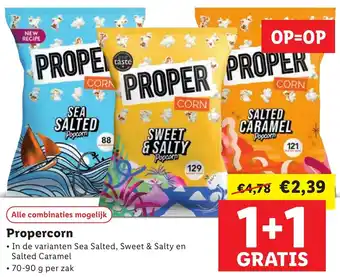 Lidl Propercorn aanbieding