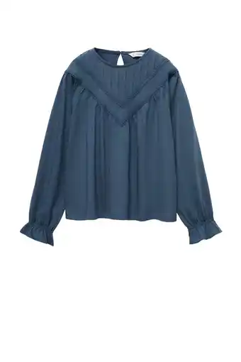 Wehkamp Mango Kids top middenblauw aanbieding