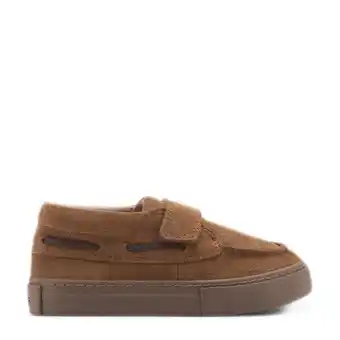 Wehkamp Mango Kids suède sneakers cognac aanbieding