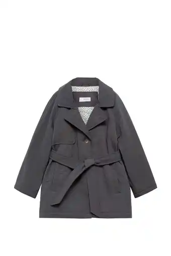 Wehkamp Mango Kids coat grijs aanbieding