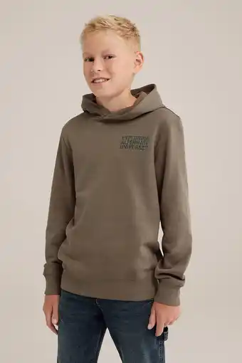 Wehkamp WE Fashion hoodie bruin aanbieding