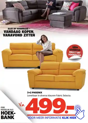 Seats and Sofas 3+2 PHOENIX aanbieding