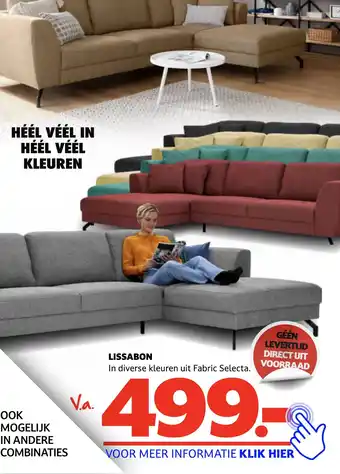 Seats and Sofas LISSABON aanbieding