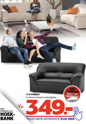 Seats and Sofas 3+2 PUEBLO aanbieding