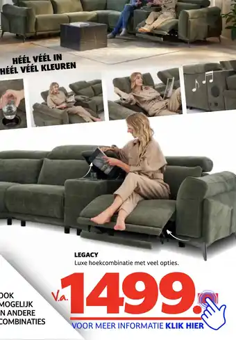 Seats and Sofas LEGACY aanbieding