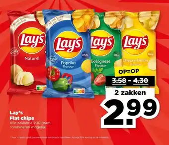 PLUS Lay's Flat chips aanbieding