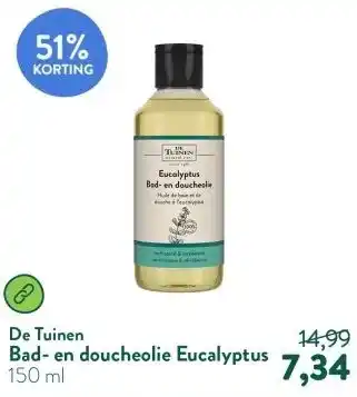 Holland & Barrett Bad- en doucheolie Eucalyptus aanbieding
