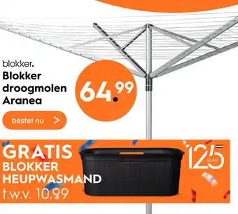 Blokker Blokker droogmolen Aranea aanbieding