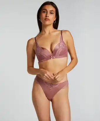 Hunkemoller Hunkemöller String Lycke Roze aanbieding