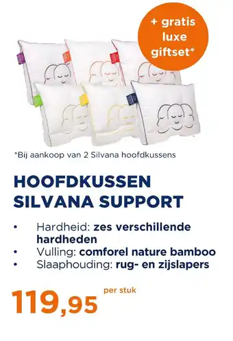 TotaalBED HOOFDKUSSEN SILVANA SUPPORT aanbieding