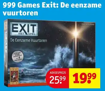 Kruidvat 999 games exit: de eenzame vuurtoren aanbieding