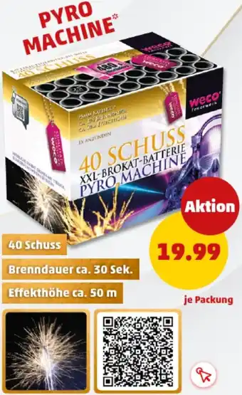 PENNY DE Pyro machine aanbieding