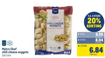 Makro Metro Chef chili cheese nuggets aanbieding