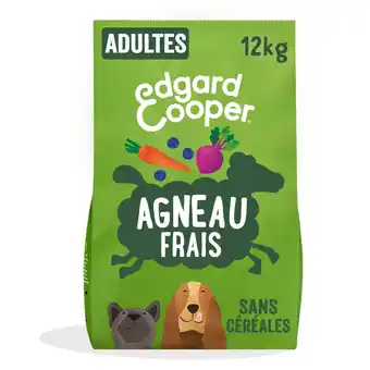 Zooplus 12kg Edgard & Cooper Adult Lam graanvrij - Droog hondenvoer aanbieding