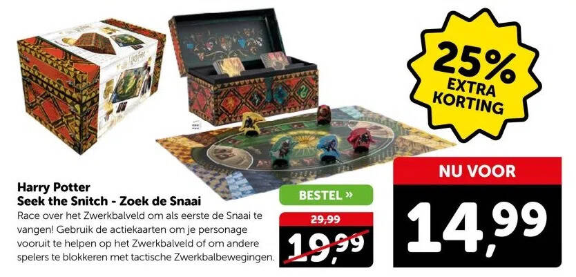 Harry Potter Seek the Snitch - Zoek de Snaai aanbieding bij Boekenvoordeel
