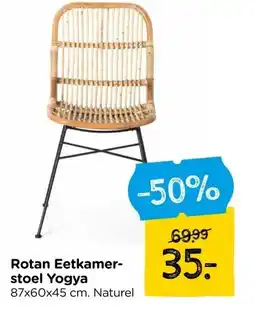 Xenos Rotan Eetkamer- stoel Yogya aanbieding