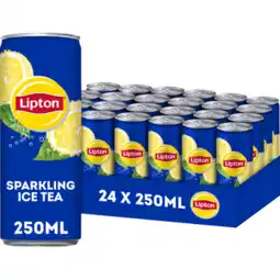 Jumbo Lipton Sparkling Blik 24x250ML aanbieding