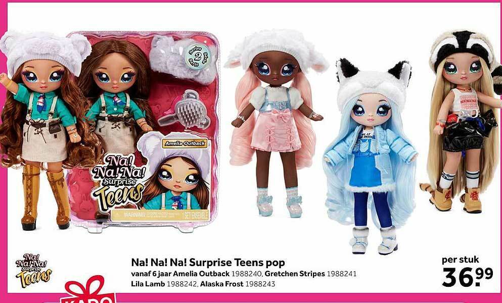 Na! Na! Na! Surprise Teens Pop : Amelia Outback, Gretchen Stripes, Lila ...