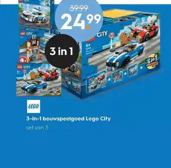 Blokker 3-In-1 Bouwspeelgoed Lego City aanbieding