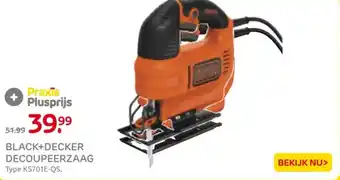 Praxis Black+decker decoupeerzaag aanbieding