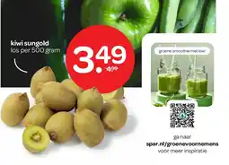 Spar kiwi sungold aanbieding