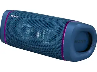 MediaMarkt SONY SRS-XB33 Bluetooth speaker Blauw aanbieding