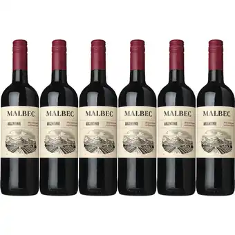 Albert Heijn AH Malbec 6 flessen aanbieding