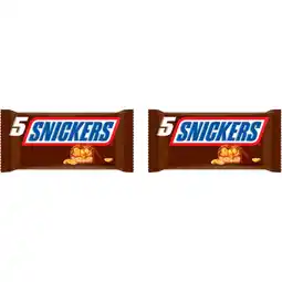 Albert Heijn Snickers Chocolade repen multipacks 2-pack aanbieding