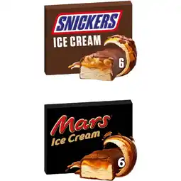 Albert Heijn Snickers & Mars Ijsrepen pakket aanbieding