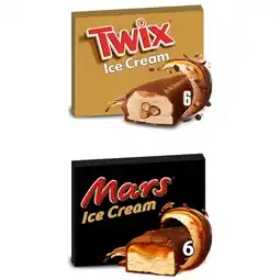 Albert Heijn Mars & Twix Chocolade ijsrepen pakket aanbieding