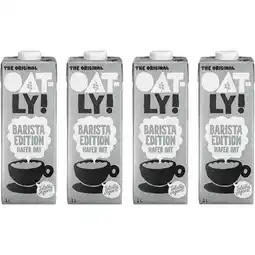 Albert Heijn Oatly! Barista Edition 1L 4-pack aanbieding