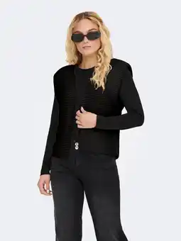 Wehkamp ONLY vest ONLLOUI zwart aanbieding