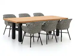 Kees Smit Hartman Delphine/Yasmani 240cm dining tuinset 7-delig aanbieding