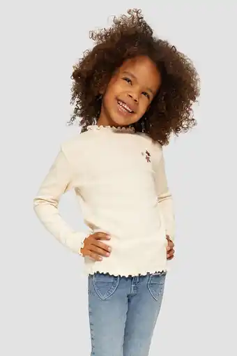 Wehkamp s.Oliver longsleeve ecru aanbieding